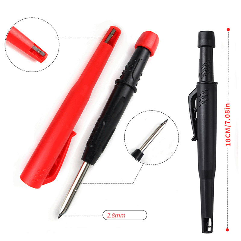 Set de Crayons de Chantier avec Mines Rétractables