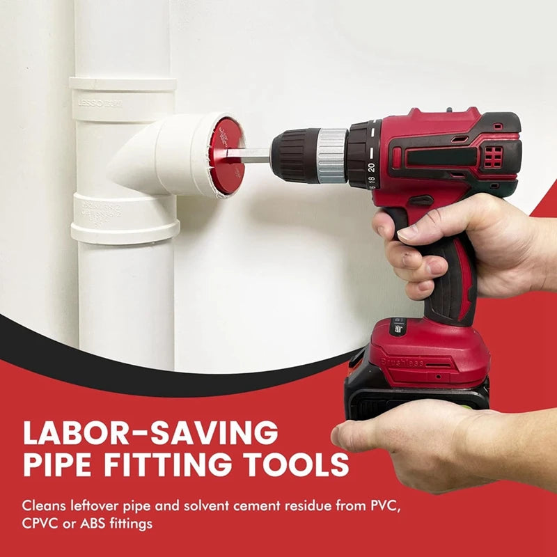 Kit 8 Alésoirs PVC – Pour Perceuse Mandrin 13 mm