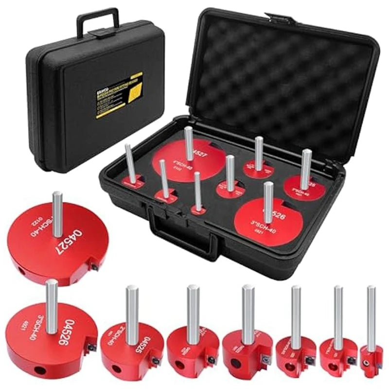 Kit 8 Alésoirs PVC – Pour Perceuse Mandrin 13 mm